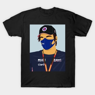 Lance Stroll at the 70th Anniversary Grand Prix at Silverstone T-Shirt